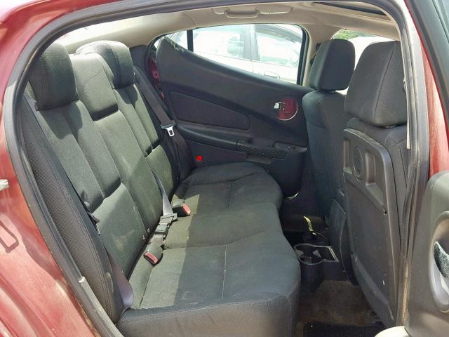 2G2WS522151137576 - 2005 PONTIAC GRAND PRIX MAROON photo 6