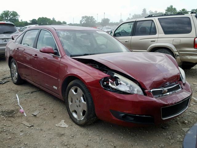 2G1WD58CX79330425 - 2007 CHEVROLET IMPALA SUP RED photo 1