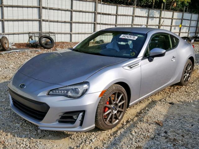 JF1ZCAC12H9605157 - 2017 SUBARU BRZ 2.0 LI SILVER photo 2