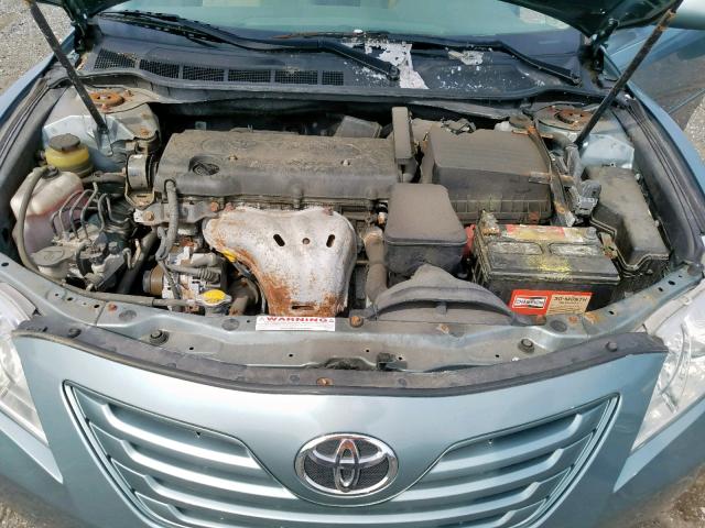 4T4BE46K19R132234 - 2009 TOYOTA CAMRY BASE BLUE photo 7