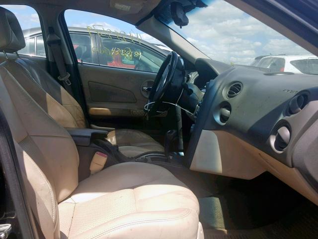 2G2WR524951237633 - 2005 PONTIAC GRAND PRIX BLACK photo 5
