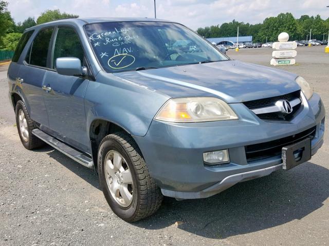 2HNYD18225H549912 - 2005 ACURA MDX BLUE photo 1