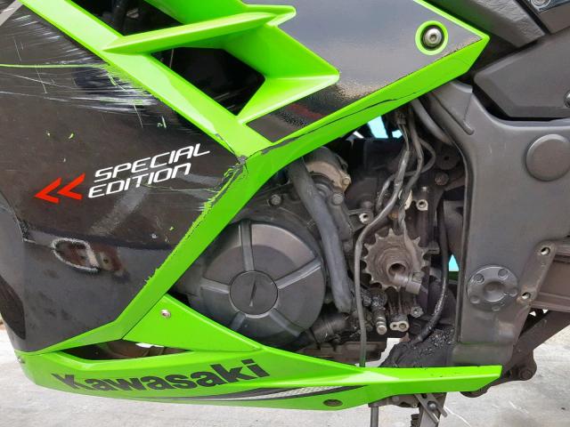 JKAEX8A11EA005713 - 2014 KAWASAKI EX300 A GREEN photo 9