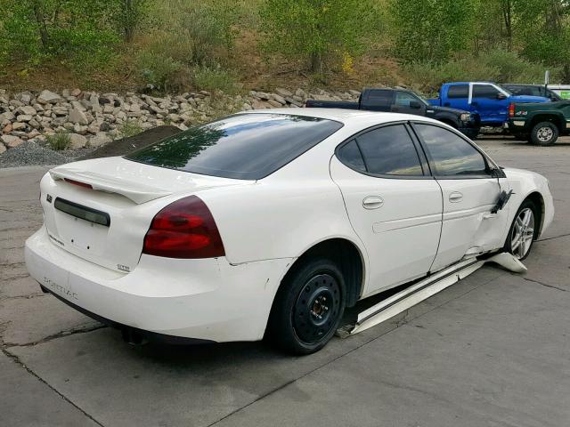2G2WR524351321544 - 2005 PONTIAC GRAND PRIX WHITE photo 4