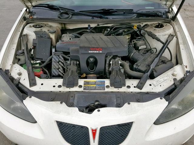 2G2WR524351321544 - 2005 PONTIAC GRAND PRIX WHITE photo 7