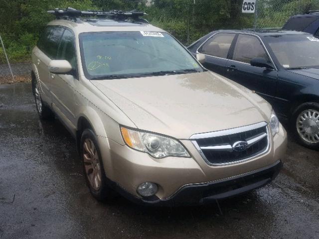 4S4BP86C684324154 - 2008 SUBARU OUTBACK 3. TAN photo 1