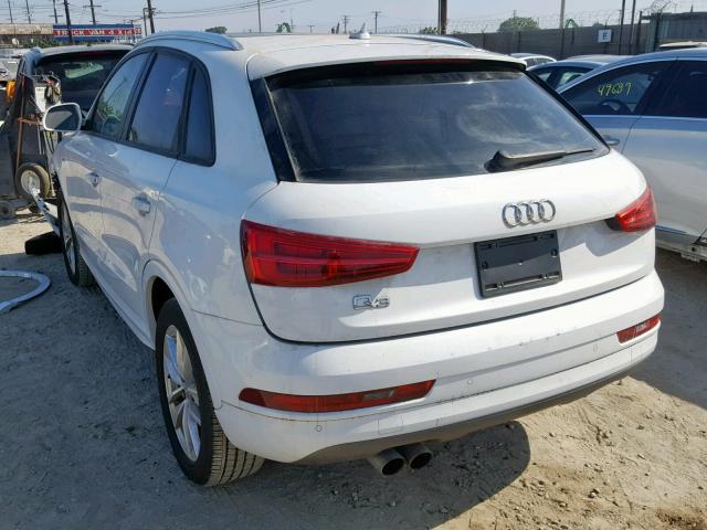 WA1BCCFSXJR002565 - 2018 AUDI Q3 PREMIUM WHITE photo 3