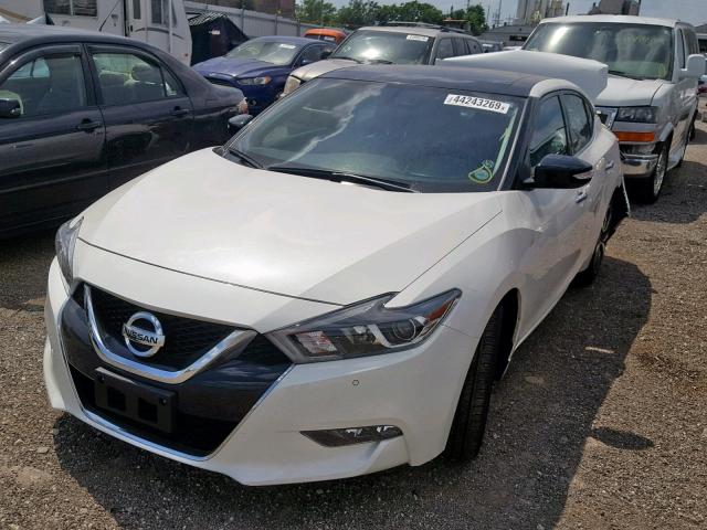 1N4AA6AP7JC402619 - 2018 NISSAN MAXIMA 3.5 WHITE photo 2