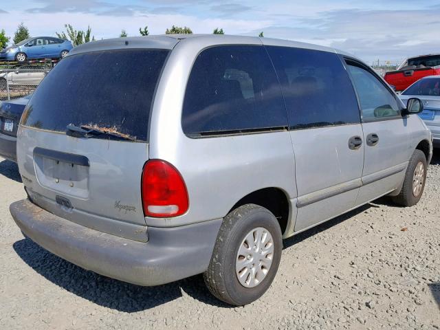 2C4GJ2533YR716855 - 2000 CHRYSLER VOYAGER SILVER photo 4