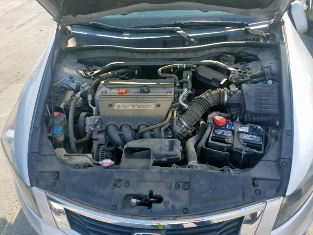 1HGCP26879A102597 - 2009 HONDA ACCORD EXL SILVER photo 7