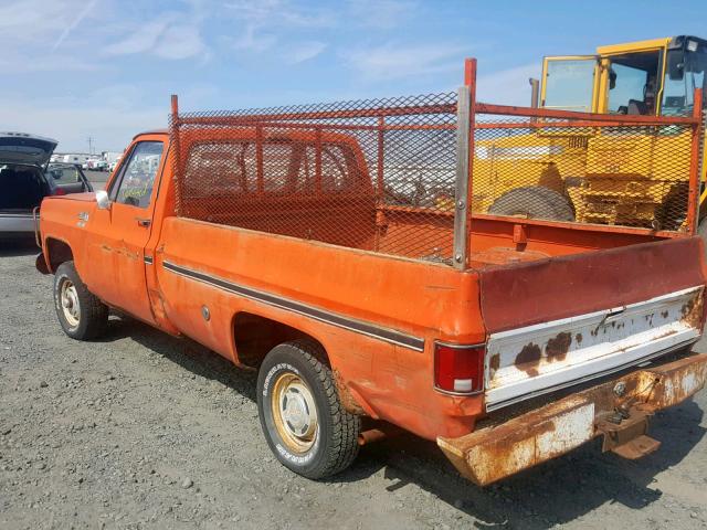 TKU146J515791 - 1976 GMC K1500 ORANGE photo 3