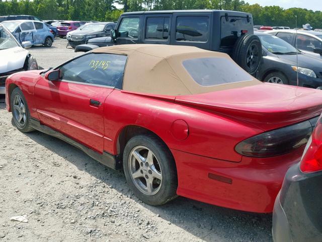 2G2FV32P4S2214020 - 1995 PONTIAC FIREBIRD F RED photo 3