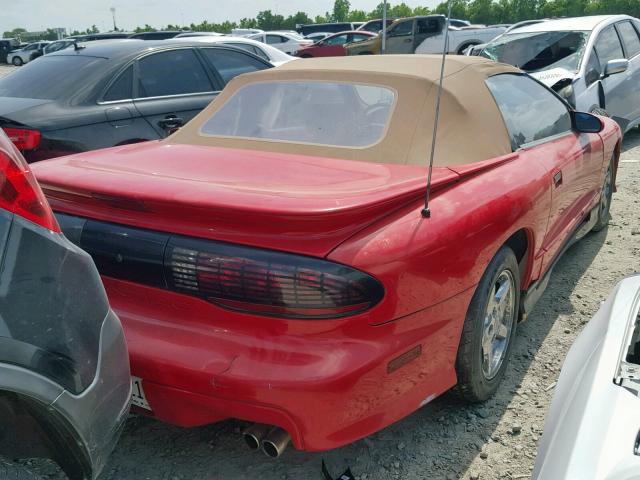 2G2FV32P4S2214020 - 1995 PONTIAC FIREBIRD F RED photo 4