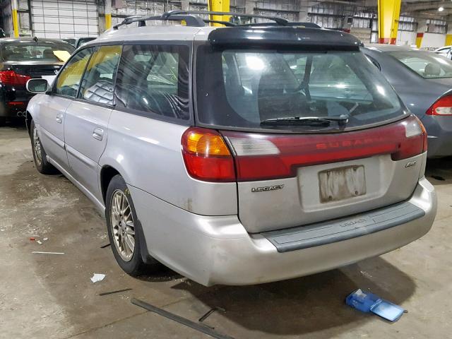 4S3BH625047301961 - 2004 SUBARU LEGACY L S SILVER photo 3