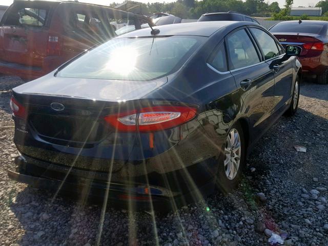 3FA6P0G70GR273111 - 2016 FORD FUSION S BLACK photo 4