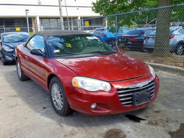 1C3EL55R36N113216 - 2006 CHRYSLER SEBRING TO RED photo 1