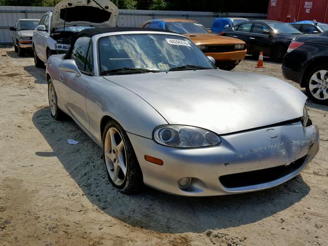 JM1NB353520230351 - 2002 MAZDA MX-5 MIATA SILVER photo 1