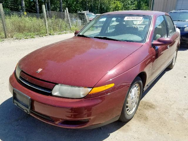 1G8JS54FX2Y550248 - 2002 SATURN L100 MAROON photo 2