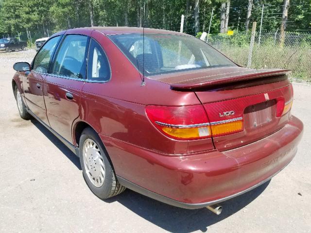 1G8JS54FX2Y550248 - 2002 SATURN L100 MAROON photo 3