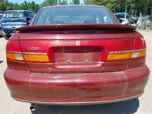 1G8JS54FX2Y550248 - 2002 SATURN L100 MAROON photo 9