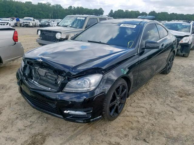 WDDGJ4HB4DF940965 - 2013 MERCEDES-BENZ C 250 BLACK photo 2