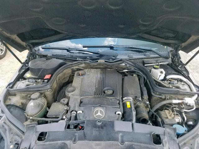 WDDGJ4HB4DF940965 - 2013 MERCEDES-BENZ C 250 BLACK photo 7