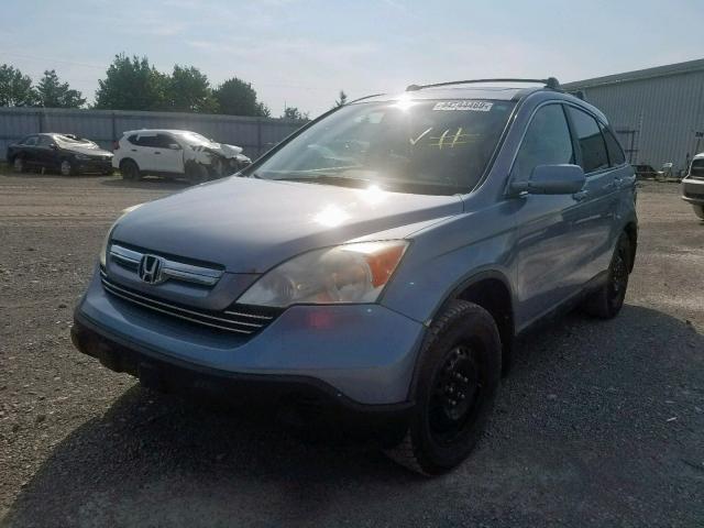 5J6RE48798L815500 - 2008 HONDA CR-V EXL BLUE photo 2