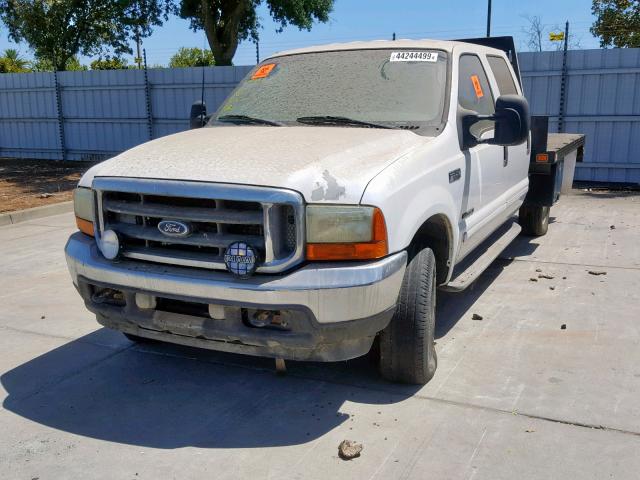 1FTSW31F41ED72392 - 2001 FORD F350 SRW S WHITE photo 2