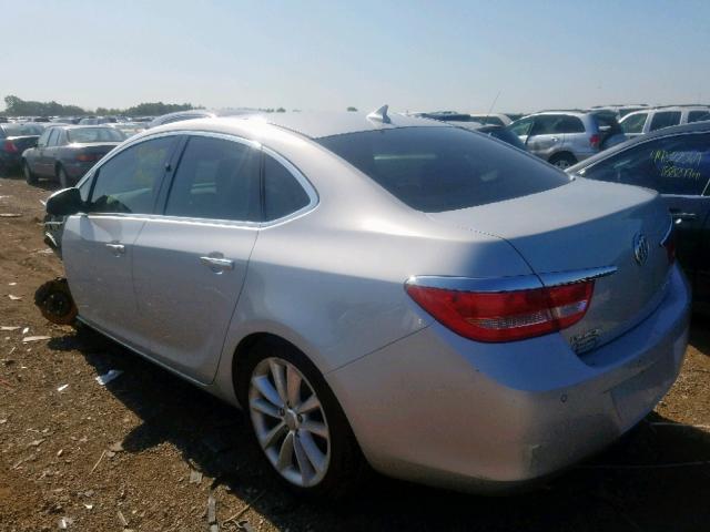 1G4PR5SK9C4183200 - 2012 BUICK VERANO CON SILVER photo 3