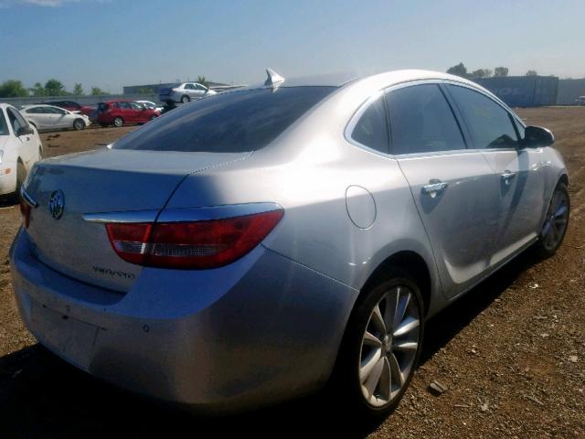 1G4PR5SK9C4183200 - 2012 BUICK VERANO CON SILVER photo 4