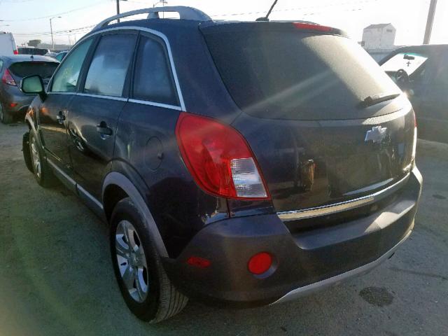 3GNAL2EK8ES606106 - 2014 CHEVROLET CAPTIVA LS შავი ფოტო 3