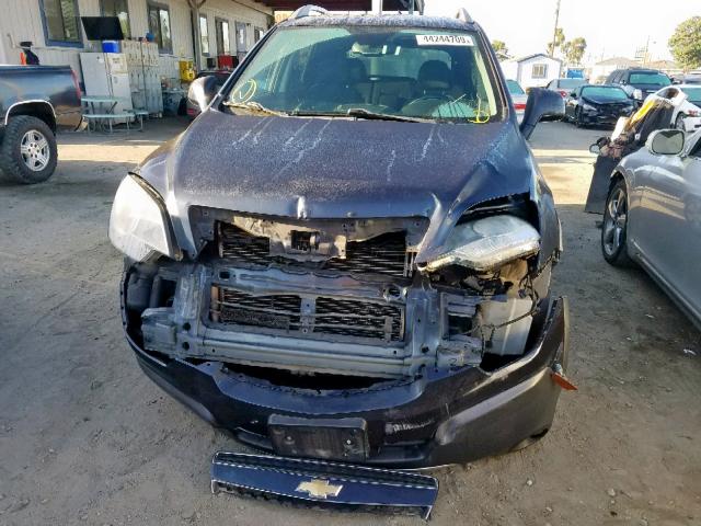 3GNAL2EK8ES606106 - 2014 CHEVROLET CAPTIVA LS შავი ფოტო 9