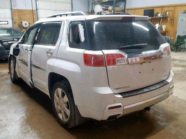 2GKFLZE31F6261215 - 2015 GMC TERRAIN DE WHITE photo 3