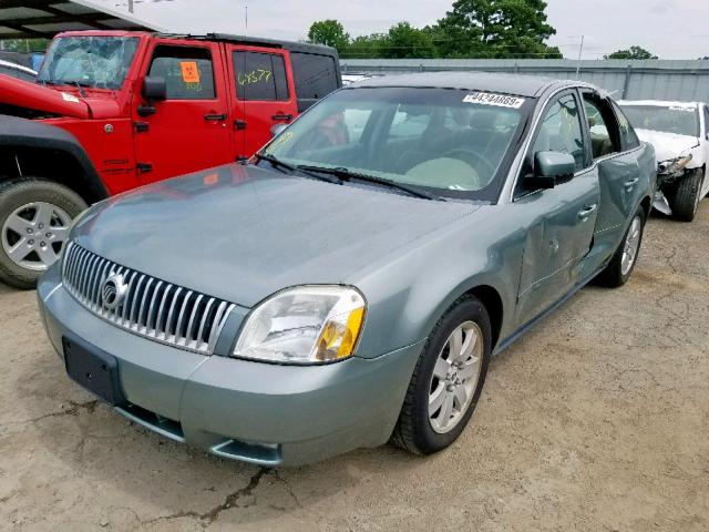 1MEFM40145G627716 - 2005 MERCURY MONTEGO LU GREEN photo 2