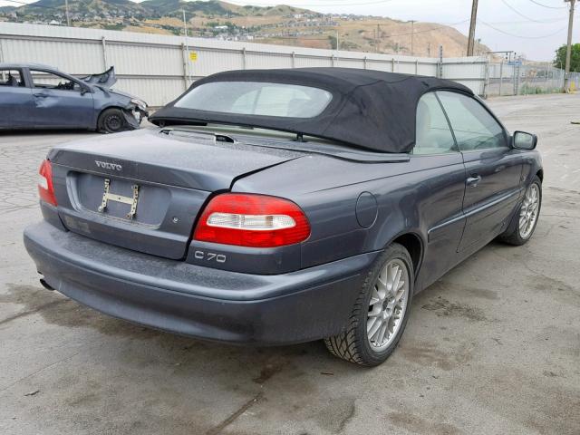 YV1NC62D14J043160 - 2004 VOLVO C70 HPT GRAY photo 4