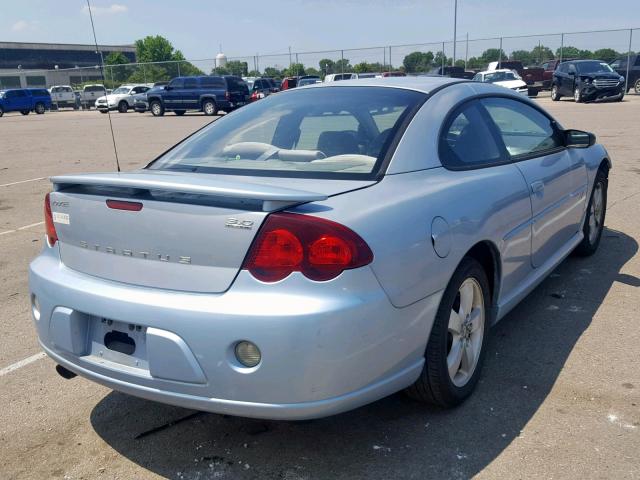 4B3AG52H84E134649 - 2004 DODGE STRATUS R/ BLUE photo 4