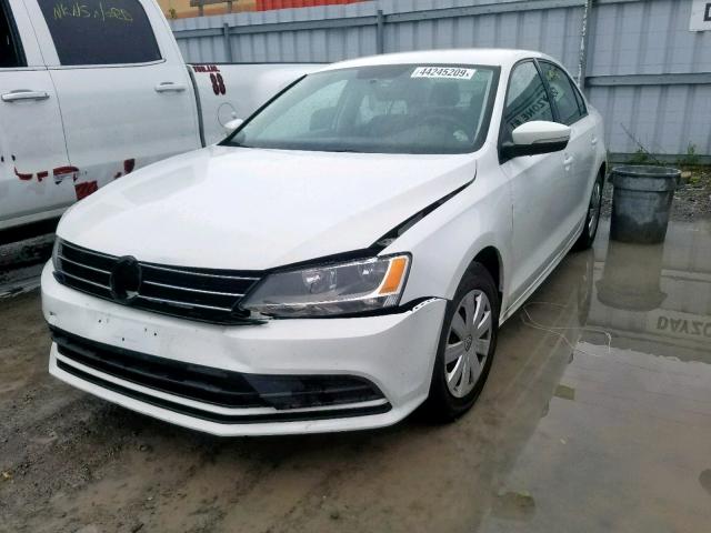 3VW2K7AJ3FM357209 - 2015 VOLKSWAGEN JETTA BASE WHITE photo 2