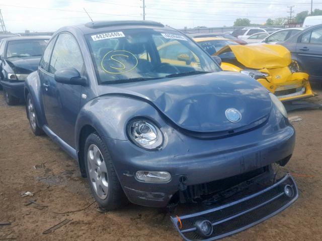 3VWCK21C73M400244 - 2003 VOLKSWAGEN NEW BEETLE ნაცრისფერი ფოტო 1