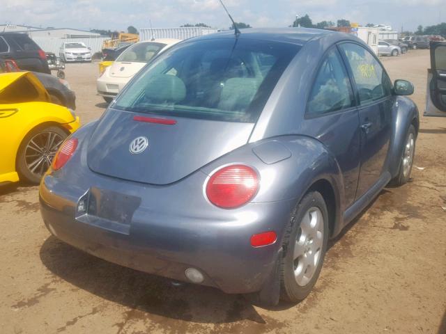 3VWCK21C73M400244 - 2003 VOLKSWAGEN NEW BEETLE ნაცრისფერი ფოტო 4