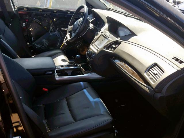 JH4KC1F97HC000629 - 2017 ACURA RLX ADVANC BLACK photo 5