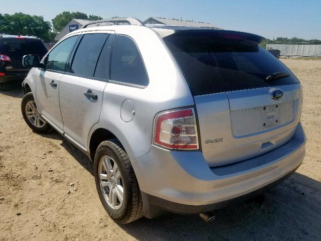 2FMDK3GC1ABA65285 - 2010 FORD EDGE SE GRAY photo 3