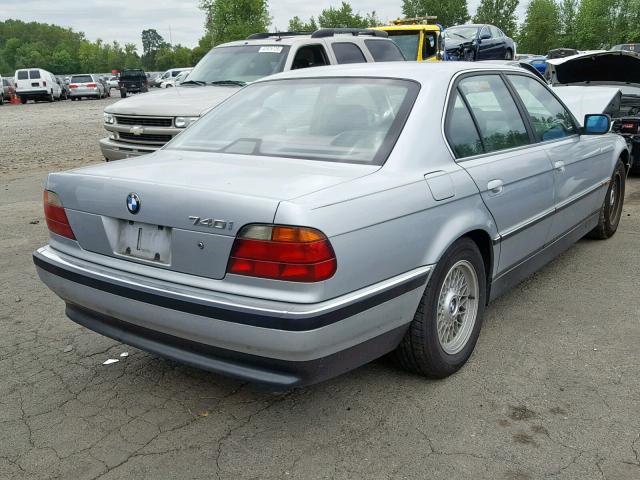 WBAGF832XWDL55362 - 1998 BMW 740 I AUTO SILVER photo 4