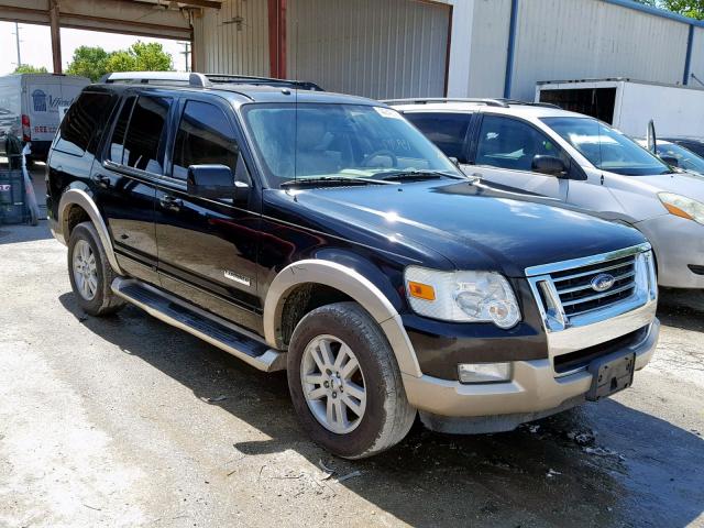 1FMEU64E27UB26510 - 2007 FORD EXPLORER E BLACK photo 1