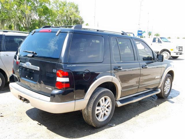 1FMEU64E27UB26510 - 2007 FORD EXPLORER E BLACK photo 4