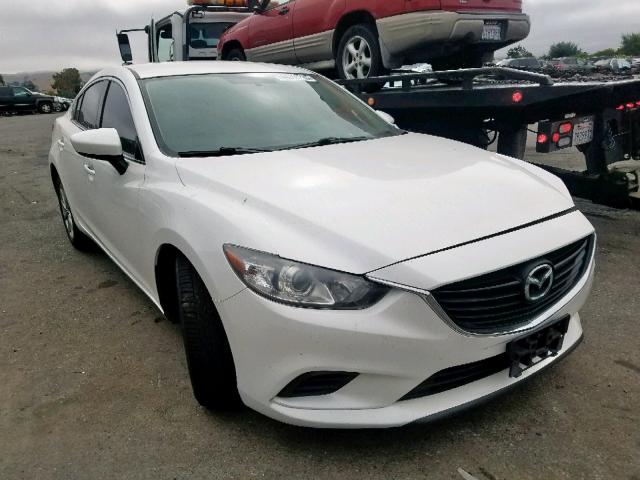 JM1GJ1U60E1151714 - 2014 MAZDA 6 SPORT WHITE photo 1