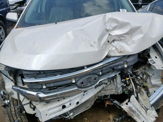 2FMDK3JC5DBA21903 - 2013 FORD EDGE SEL WHITE photo 7