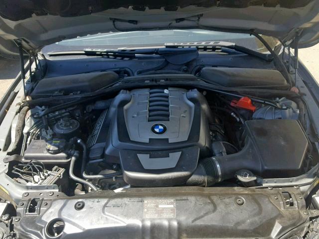 WBANW53508CT49966 - 2008 BMW 550 I GRAY photo 7