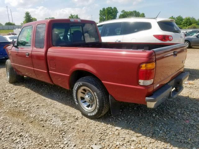 1FTYR14V9XPA17692 - 1999 FORD RANGER SUP MAROON photo 3