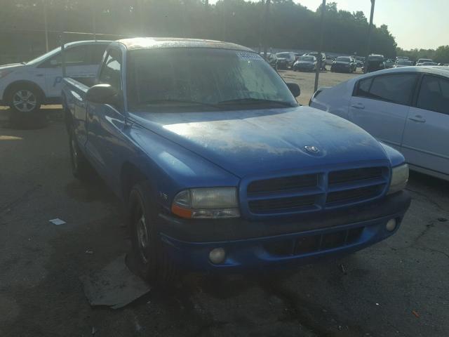 1B7FL26X7WS656968 - 1998 DODGE DAKOTA BLUE photo 1