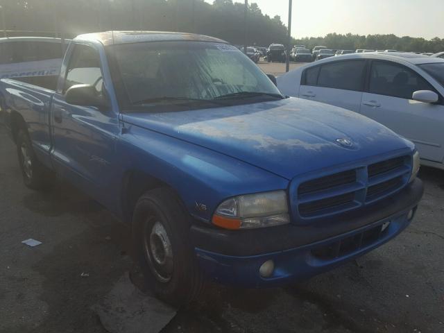 1B7FL26X7WS656968 - 1998 DODGE DAKOTA BLUE photo 9